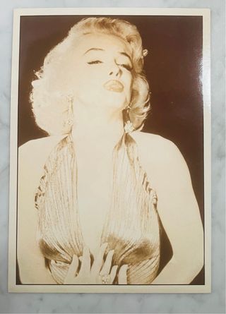 Cartolina Marilyn Monroe Vintage 10x15cm