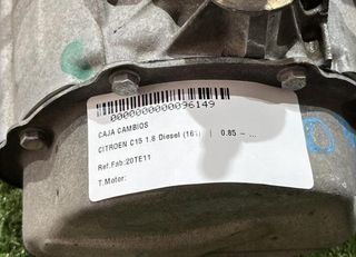 Citroen 20te11 caja cambios c15 1.8 diesel 96149