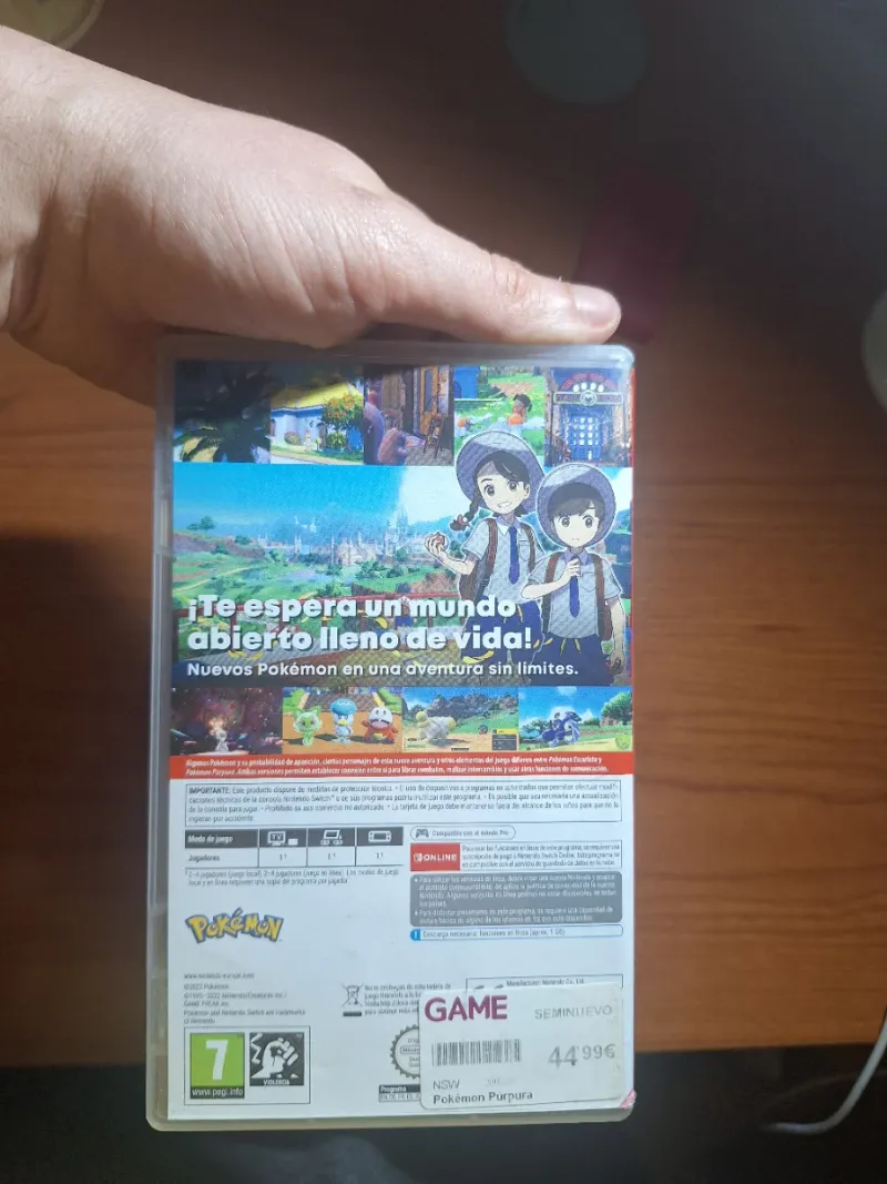 Pokemon Púrpura Nintendo Switch afbeelding 7