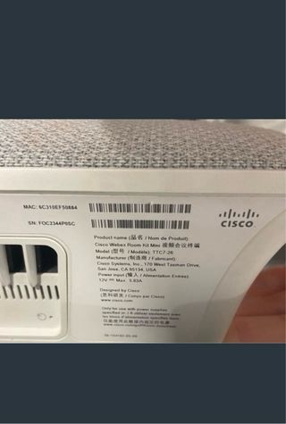 Cisco Webex Room Kit Mini Cámara Video Sonido