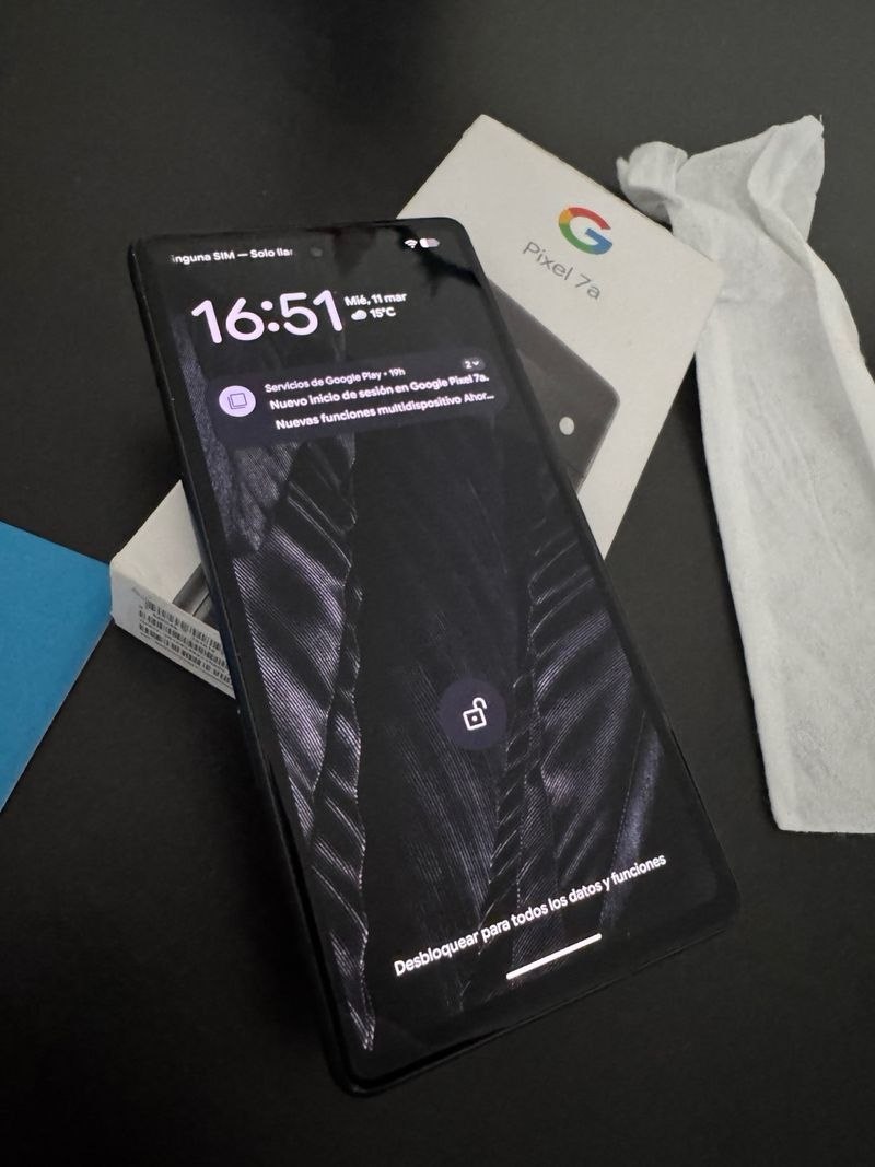 Google Pixel 7a 128GB Negro afbeelding 7