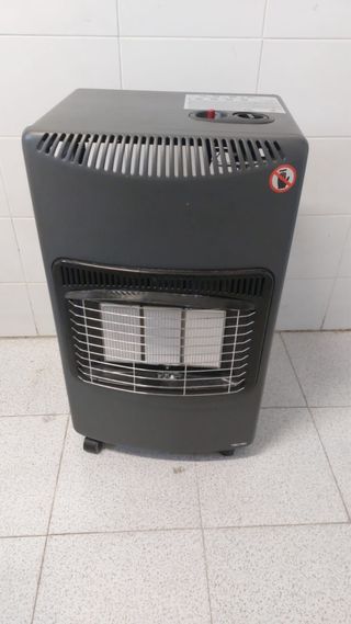 Estufa a gas gris