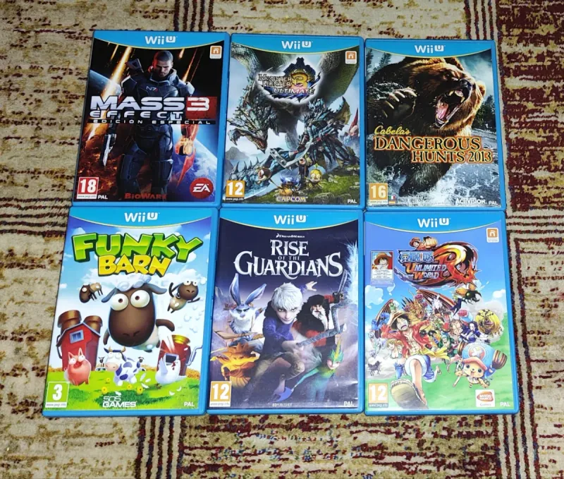 Pack 3 Juegos Wii U PAL ESP