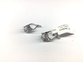 pendientes oro 18k con piedra con circonita