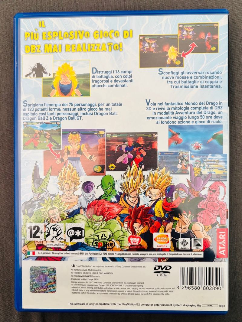 Dragon Ball Z Budokai Tenkaichi 2 PS2 PAL afbeelding 2