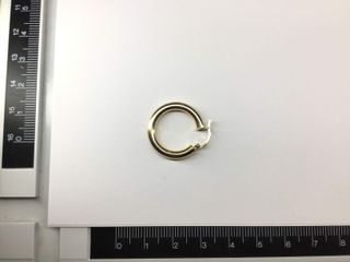 argollas oro 18k