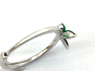 anillo plata 925mm con piedra con circonita