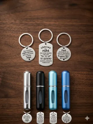 Caja Regalo Día del Padre Taza, Llavero, Pulsera