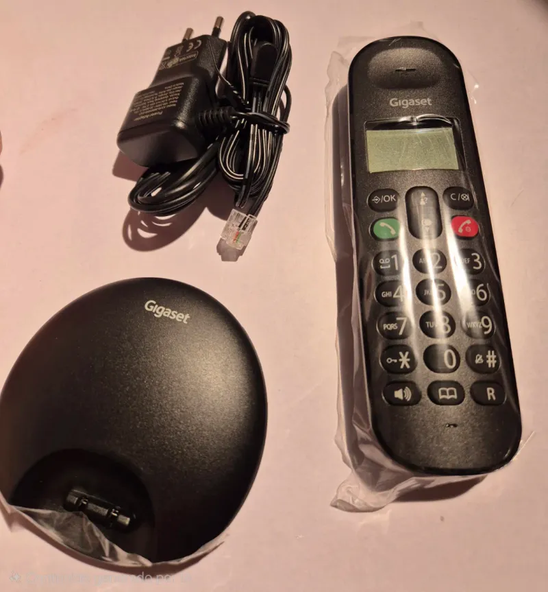 Teléfono Inalámbrico Gigaset Negro