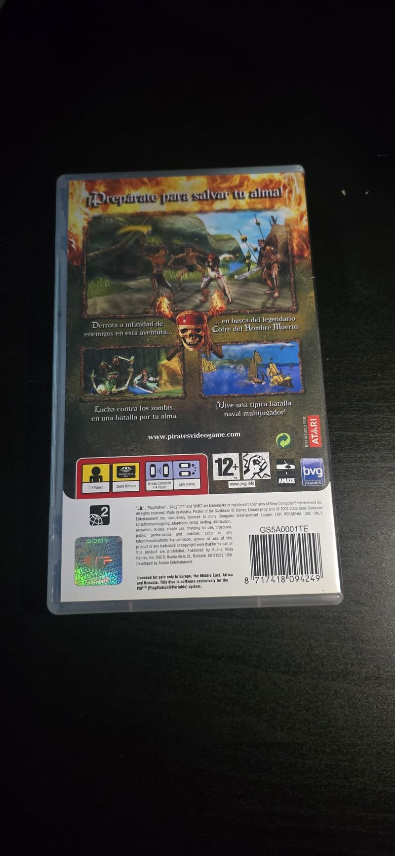 PSP Piratas del Caribe: El Cofre del Hombre Muerto afbeelding 2