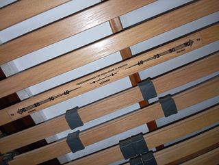 Rete singola a doghe in legno