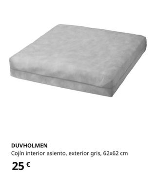 Banco exterior Bondholmen con cojines NUEVOS