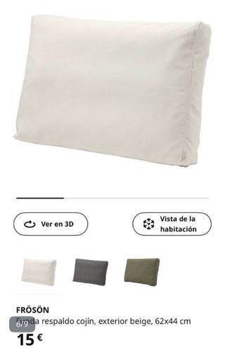 Banco exterior Bondholmen con cojines NUEVOS