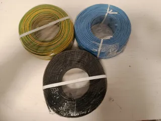 3 Rollos Cable 1x1.5mm 100m