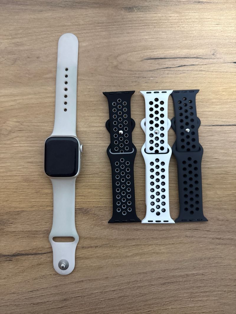 Apple Watch Serie 8 41mm Plata GPS afbeelding 3