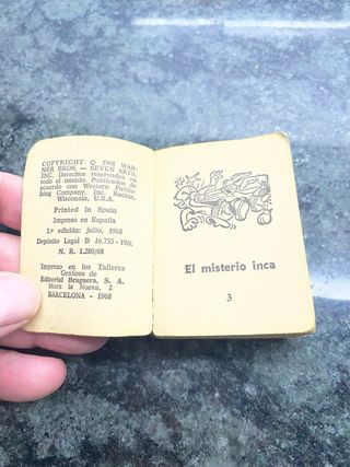 Mini libro Bugs Bunny El Misterio Inca