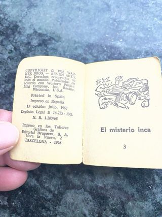 Mini libro Bugs Bunny El Misterio Inca