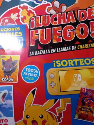 Lote Revistas Pokémon + 3 Llaveros
