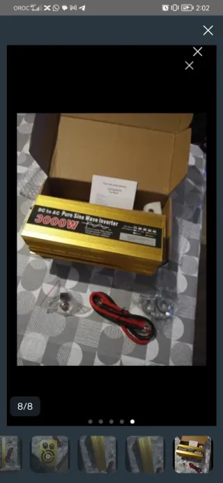 Inversor 3000W Onda Pura Nuevo a estrenar.