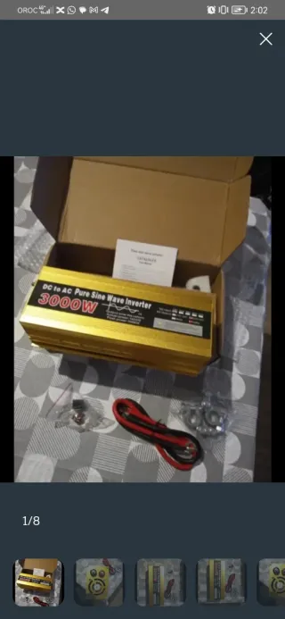 Inversor 3000W Onda Pura Nuevo a estrenar.