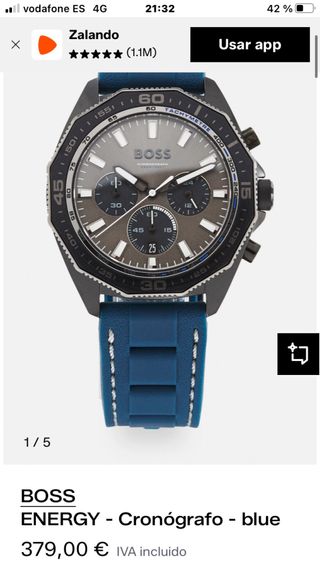 Reloj Boss Negro y Azul