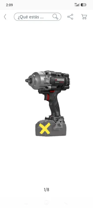 Atornillador de impacto Parkside Brushless