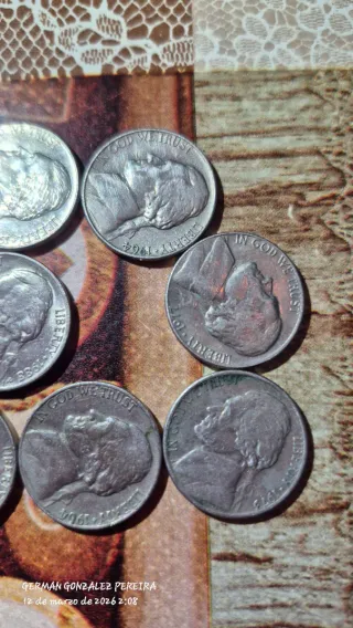 Lote de monedas de 1 centavo de EE. UU.