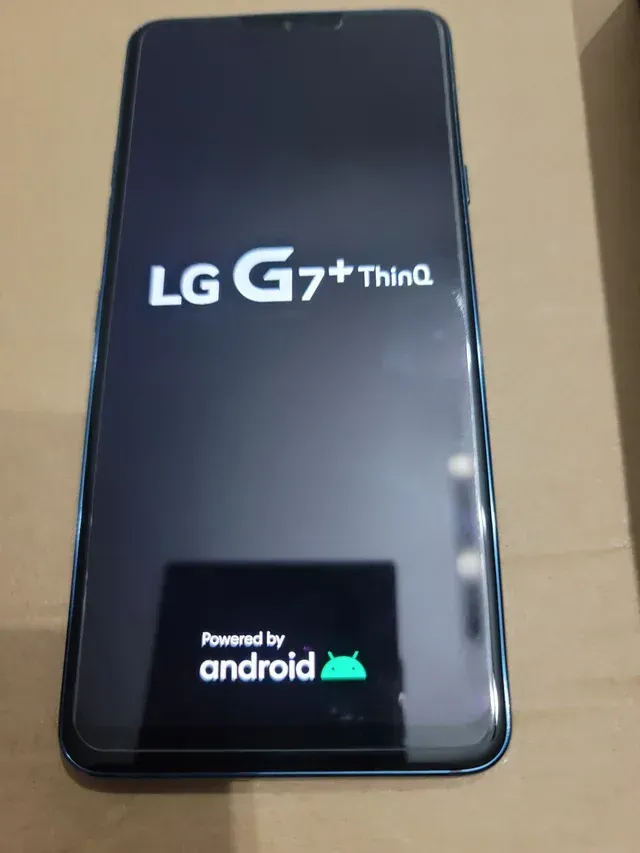 LG G7+ ThinQ LM-G710EAW Negro afbeelding 3
