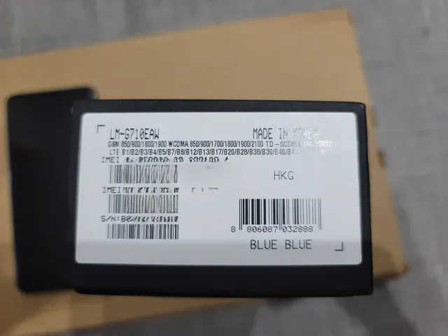 LG G7+ ThinQ LM-G710EAW Negro afbeelding 4