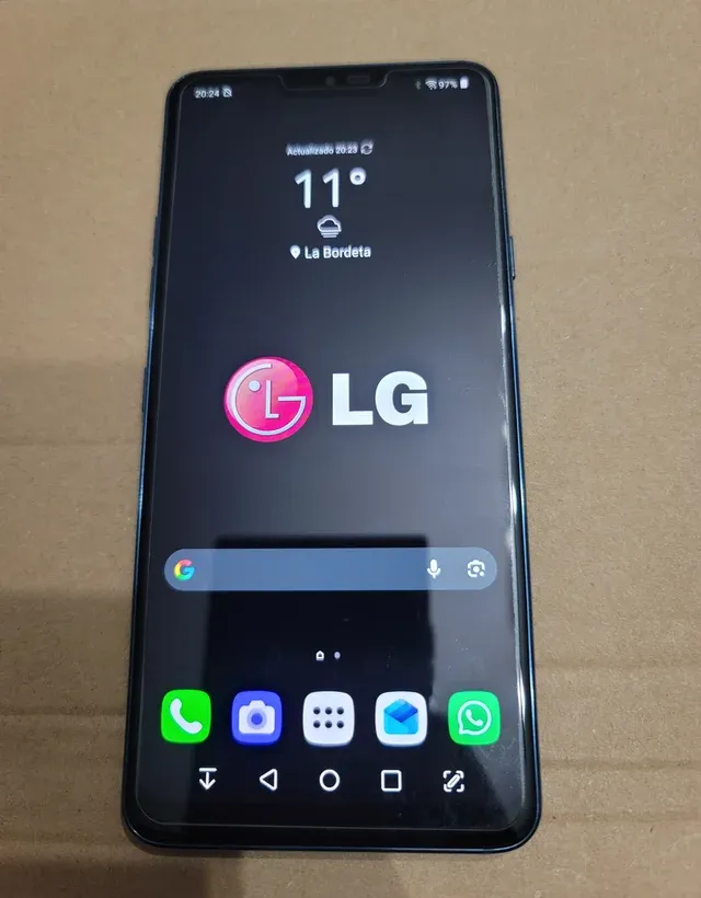 LG G7+ ThinQ LM-G710EAW Negro afbeelding 5
