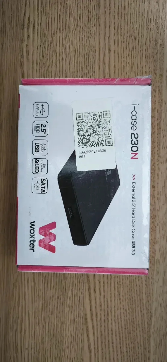 Carcasa HDD 2.5 USB 3.0 Woxter i-Case 230N NUEVA
