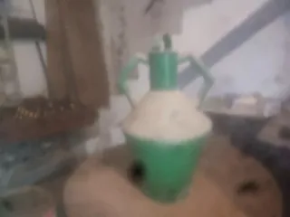 Juego de 2 Vasijas de Cerámica Beige y Marrón las