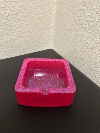 Cenicero artesanal con brillo