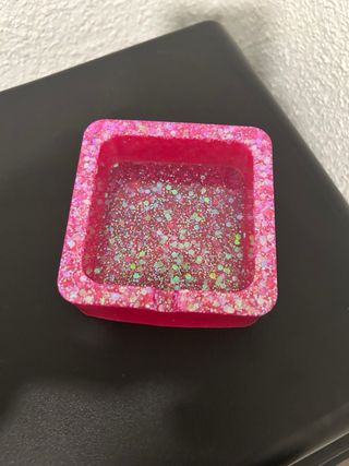 Cenicero artesanal con brillo