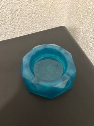 Cenicero artesanal con brillo