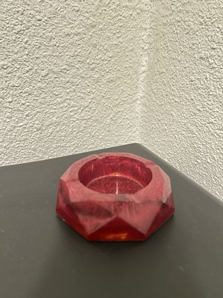 Cenicero artesanal con brillo