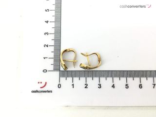 pendientes oro 18k con piedra
