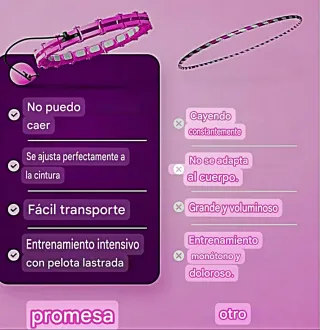 Aro con peso para cintura, 132 cm