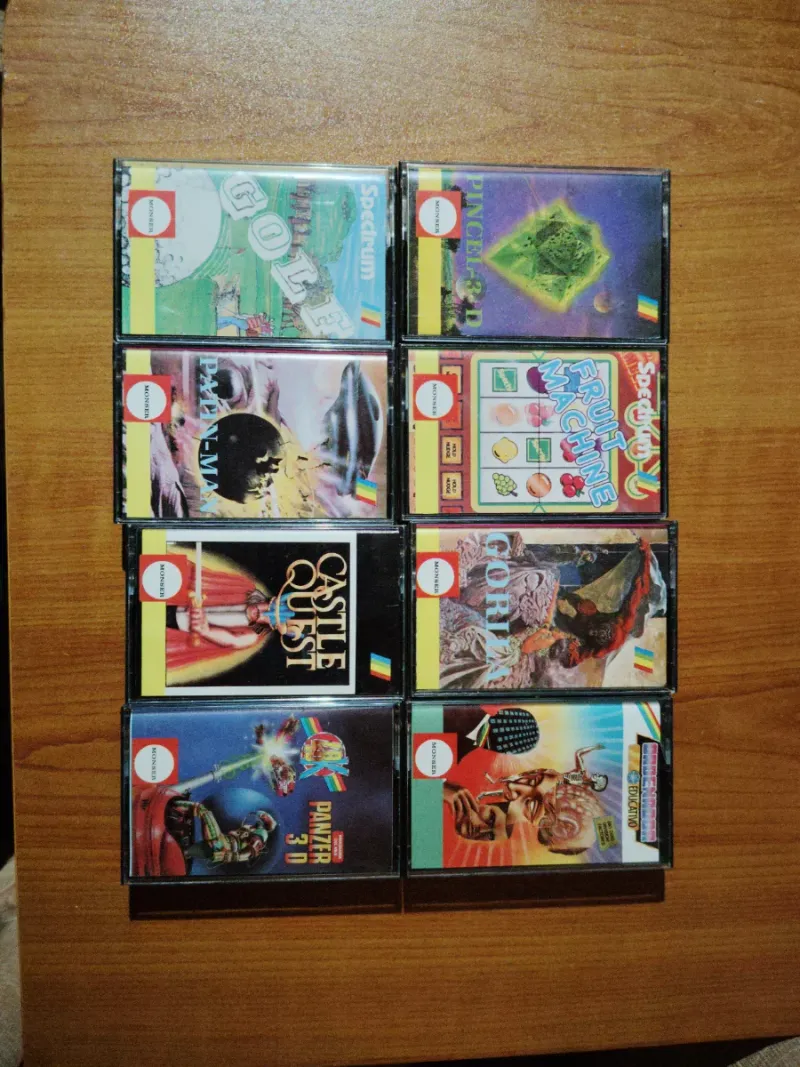 Lote 8 juegos Spectrum Monser
