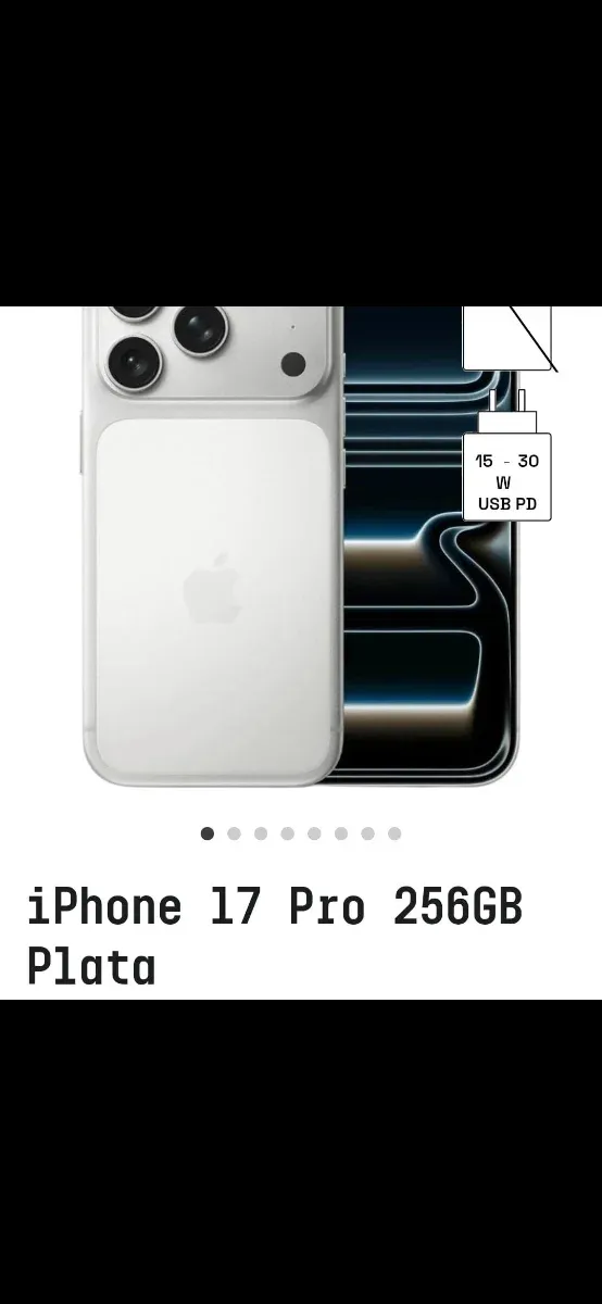 iPhone 17 Pro 256GB Plata Nuevo Precintado