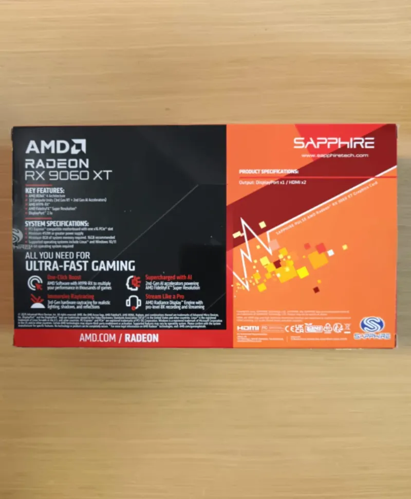 RX 9060 XT 16GB SAPPHIRE PULSE afbeelding 2