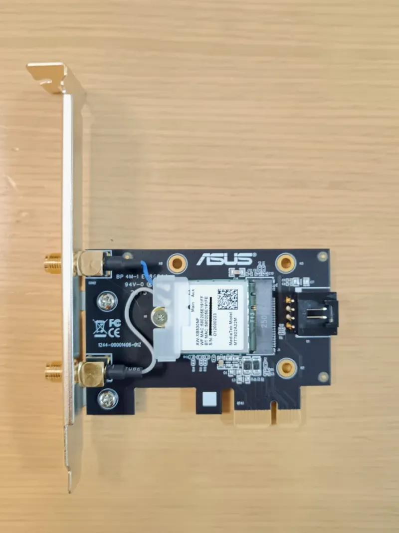 Tarjeta WIFI E 6 + Bluetooth ASUS PCE AXE5400 afbeelding 3