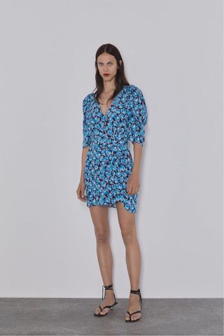 Vestido Zara con cinturon