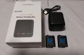 Caricatore batteria Telesin per GoPro Hero 12/11/10/9