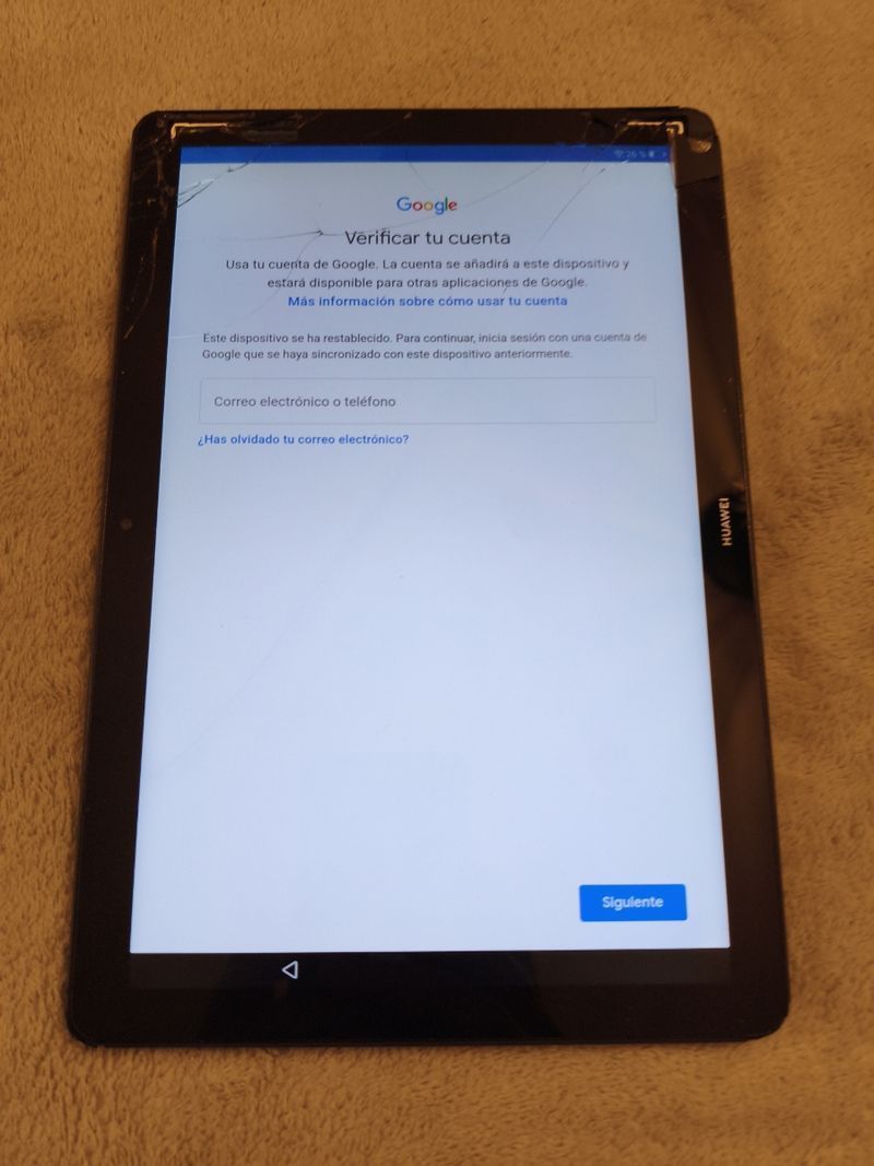 Tablet Huawei AGS2-W09 Negra para reparar afbeelding 2