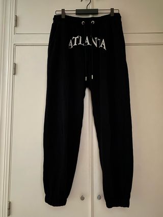 Pantalón chándal Bershka negro