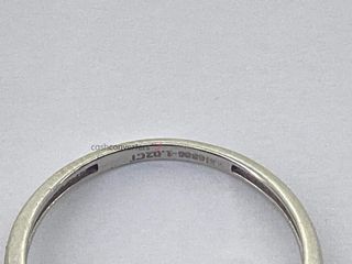 sortija oro 18k con diamante de laboratorio