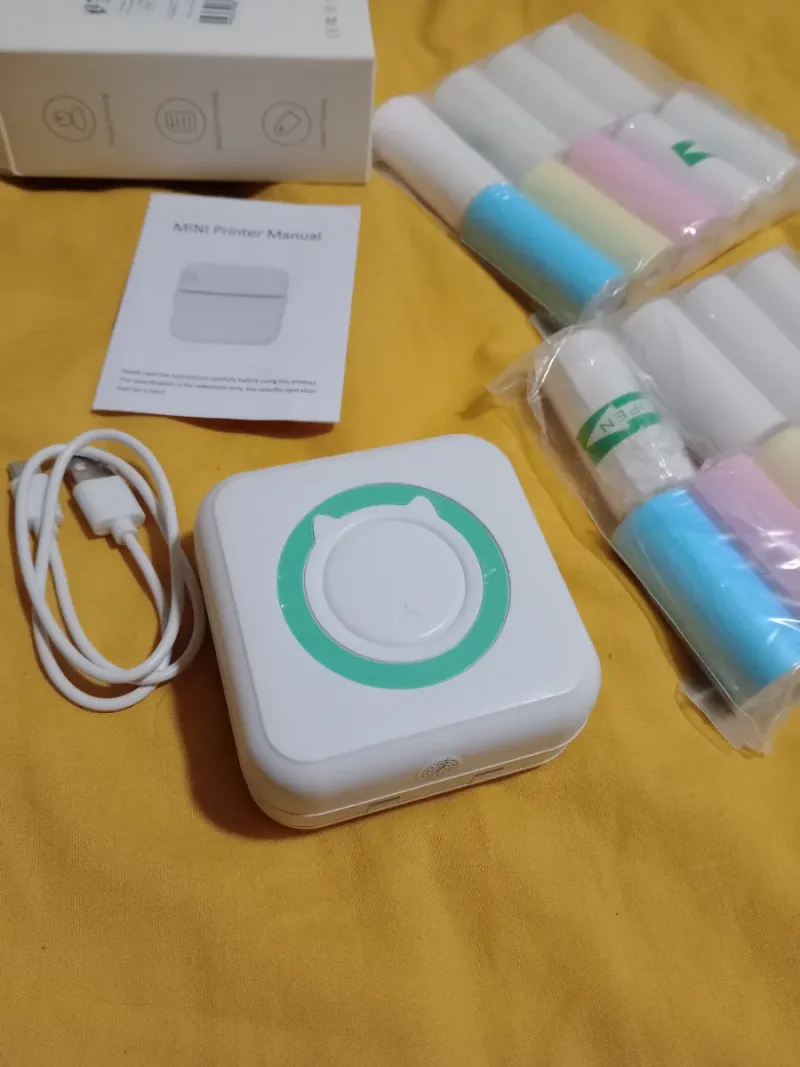Mini Impresora Térmica + Rollos