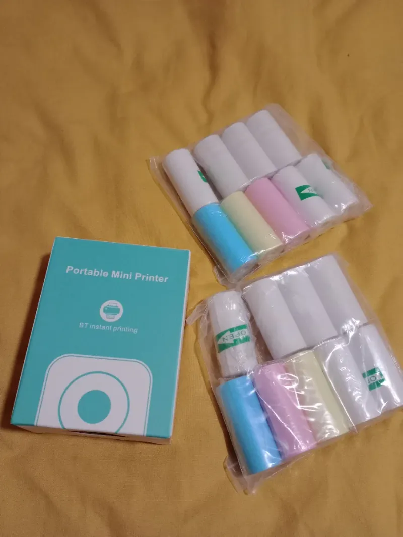 Mini Impresora Térmica + Rollos afbeelding 2