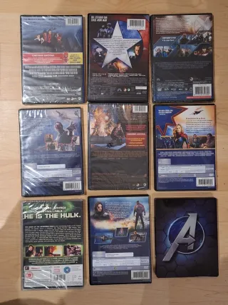 Pack DVDs Marvel + Steelbook